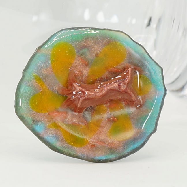 resin disc, blister pack art, Kiyomi Tsukada, fantasy, imaginary world, kiyomi's world 